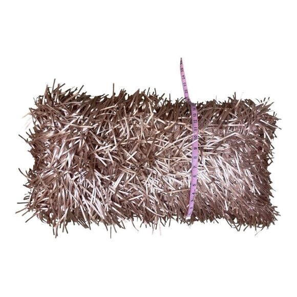 425 SOUTH LOS ANGELES Rose Gold Fringe Rectangular Pillow - Picture 4 of 7